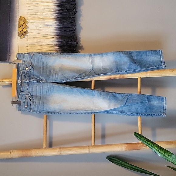7 For All Mankind Denim - 7 For All Mankind Skinny Jeans Distressed